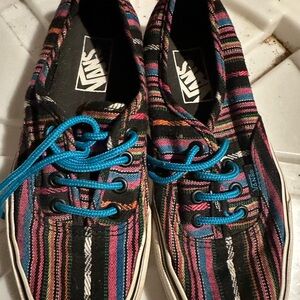 Vans Colorful Striped Canvas Shoes